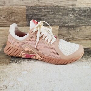 Reebok Flip Charge Womens Shoes Sz 10 Training Chalk Pink Stucco Lace-Up Sneaker